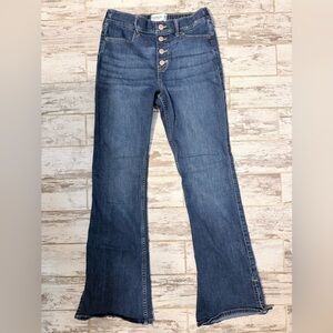 Abercrombie Kids high-rise flare size 15/16 regular.